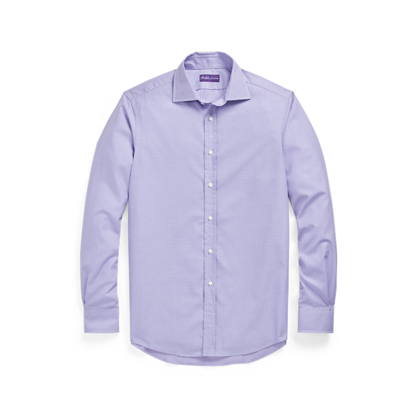 Camicia vichy in twill anti-grinze
