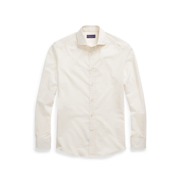 Camicia in popeline di cotone e seta Purple Label in 1