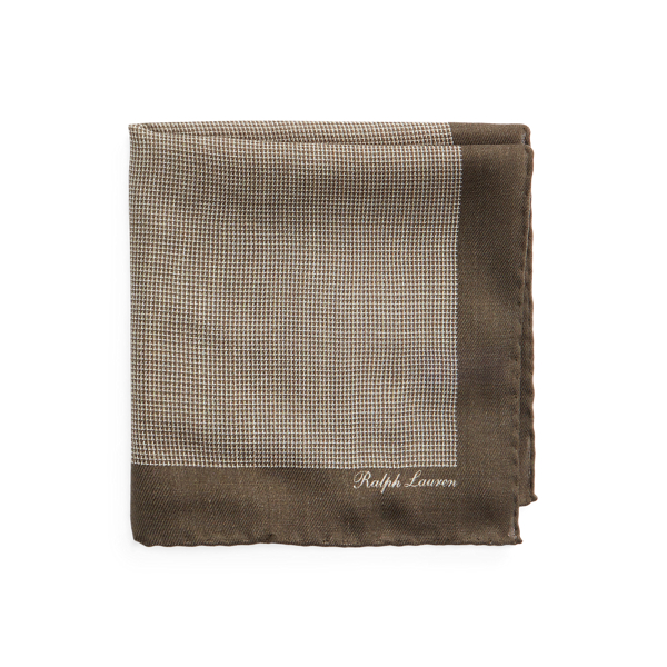 Chevron Wool Pocket Square