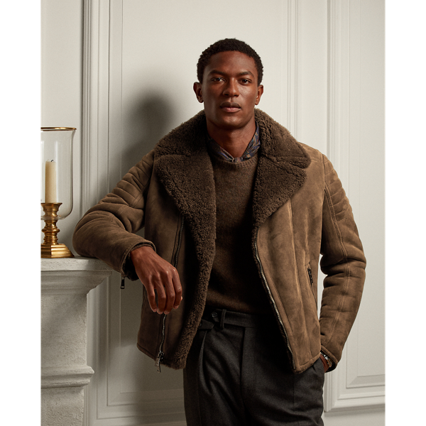 Wexler Shearling Biker Jacket