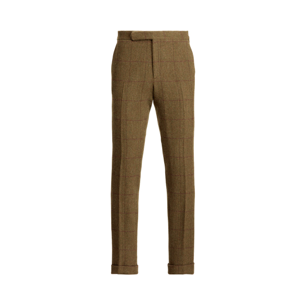 Gregory Checked Wool Suit Trouser Purple Label 1