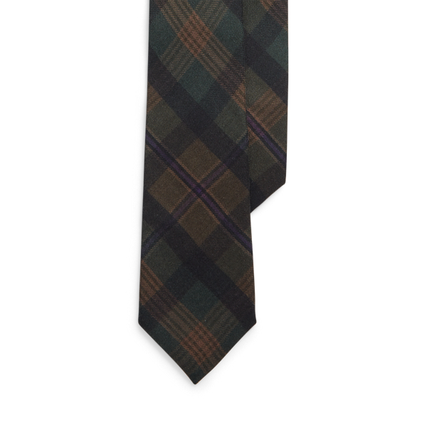 Tartan Cashmere-Silk Tie