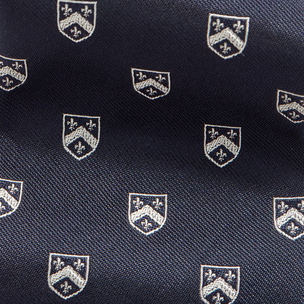 Navy Silk Club Tie Purple Label 3