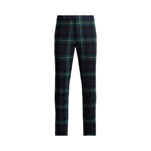 Gregory Handmade Tartan Formal Trouser Purple Label 1