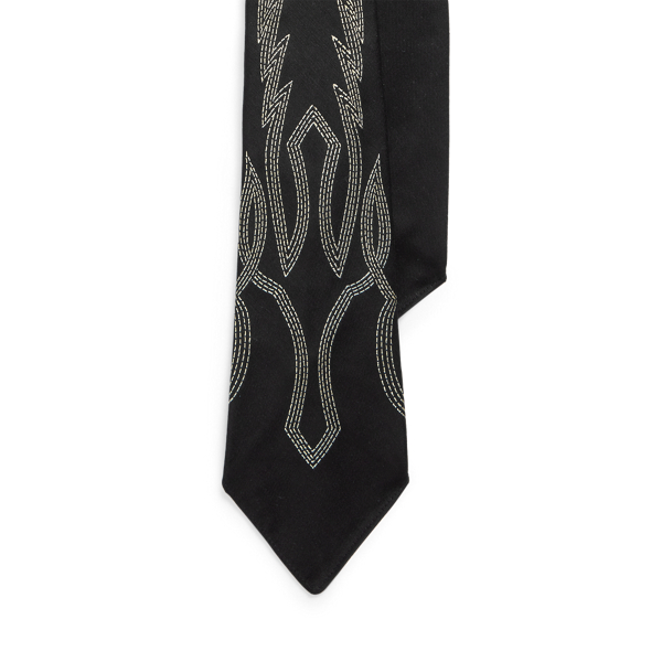 Cravate bottes western vintage