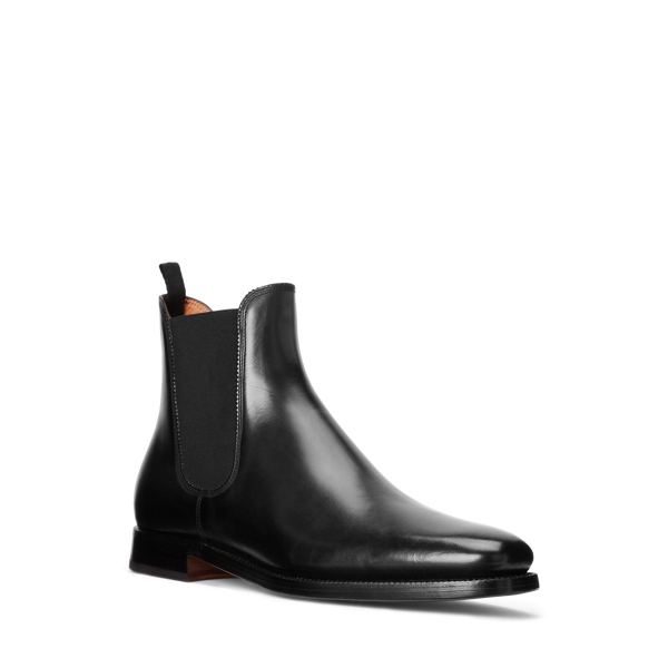 Black Penfield Calfskin Chelsea Boot Purple Label 2