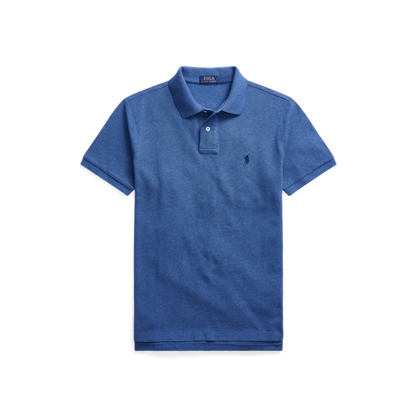 Slim Fit Mesh Polo Shirt