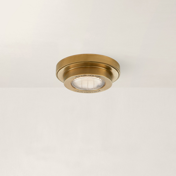 Grant 4.5" Solitaire Flush Mount