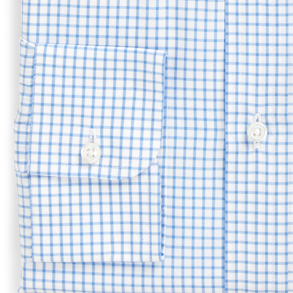 Twillhemd mit Tattersall-Muster Purple Label in Mittelblau multi 8