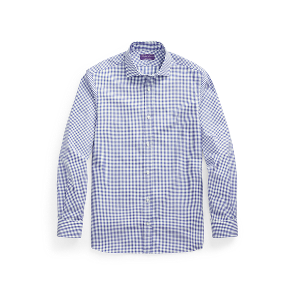 Twillhemd mit Tattersall-Muster Purple Label in 1