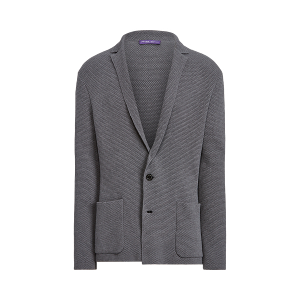 Gebreid vest met textuur Purple Label in 1
