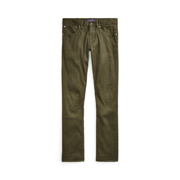 Jeans in lino e cotone stretch Slim-Fit
