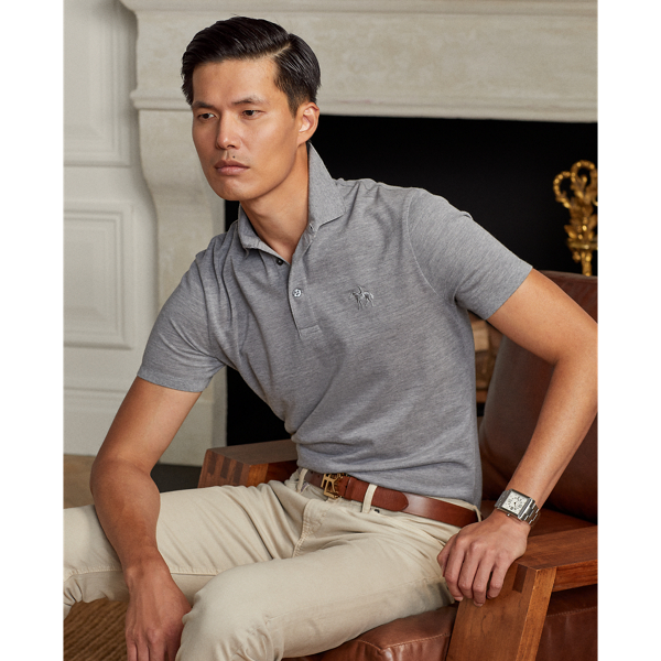 Wool Pique Polo Shirt