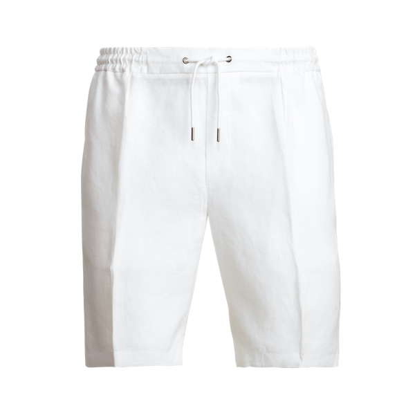 Hand-Tailored Linen Drawstring Short