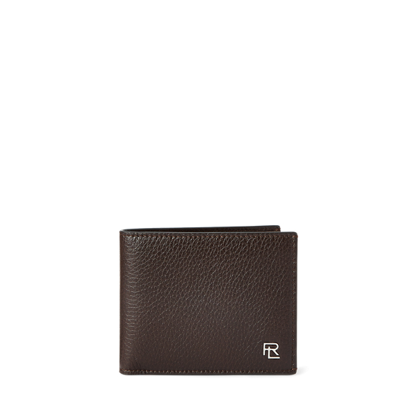 Logo-Plaque Leather Wallet