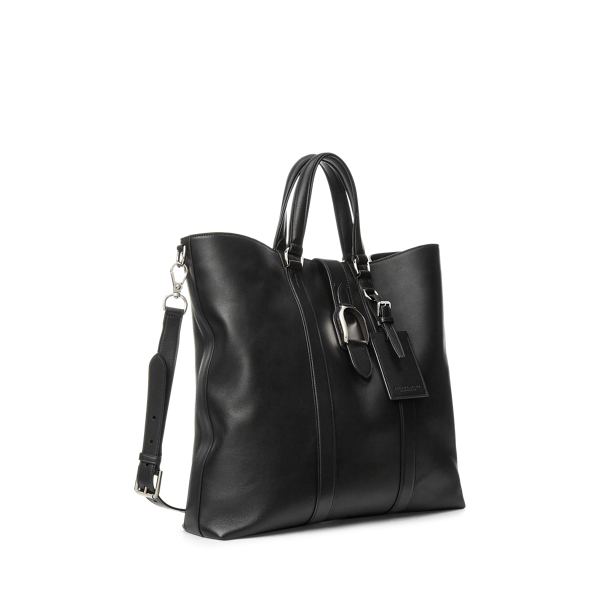 Cabas Welington en vachette Purple Label en Noir 3