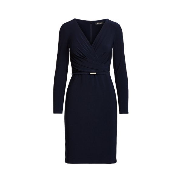 Belted Jersey Dress Lauren 1