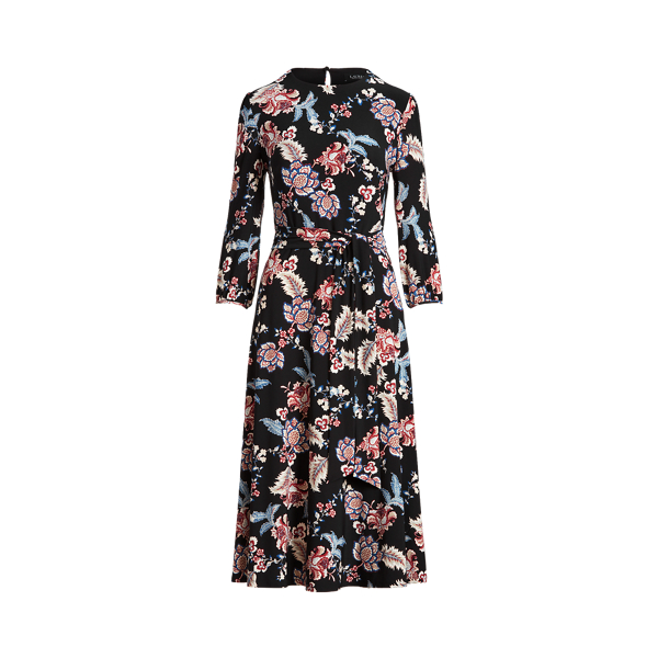 Bloemig Blouson-mouw Jurk Lauren in 1