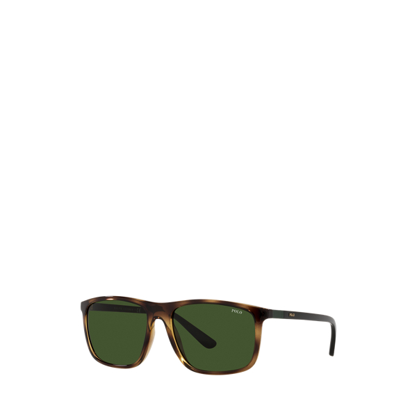 Two-Tone Square Sunglasses