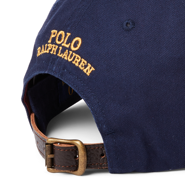 Gorra de sarga con escudo Polo Ralph Lauren en Azul marino Newport 3