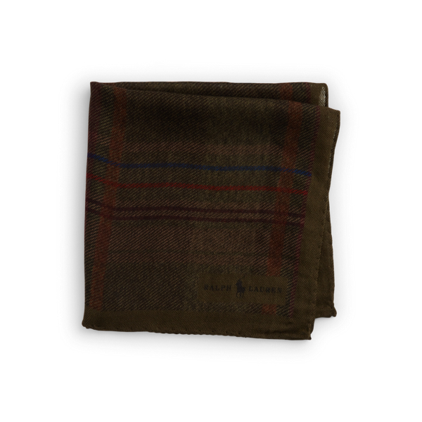 Multi Tartan Wool Pocket Square Polo Ralph Lauren 2