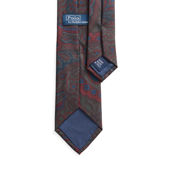 Paisley Zijden Smalle Stropdas Polo Ralph Lauren in Multi 2