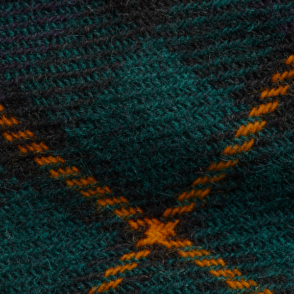 Cravate &eacute;troite en laine tartan Polo Ralph Lauren en Bleu marine multi 3