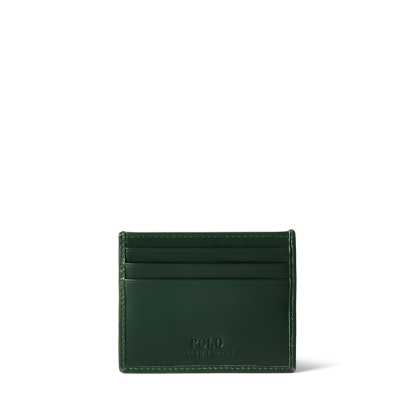 Green Polo Bear Leather Card Case Polo Ralph Lauren 2