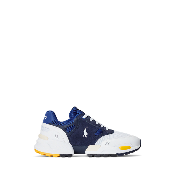 Baskets Jogger en daim et filet Polo Ralph Lauren en 1