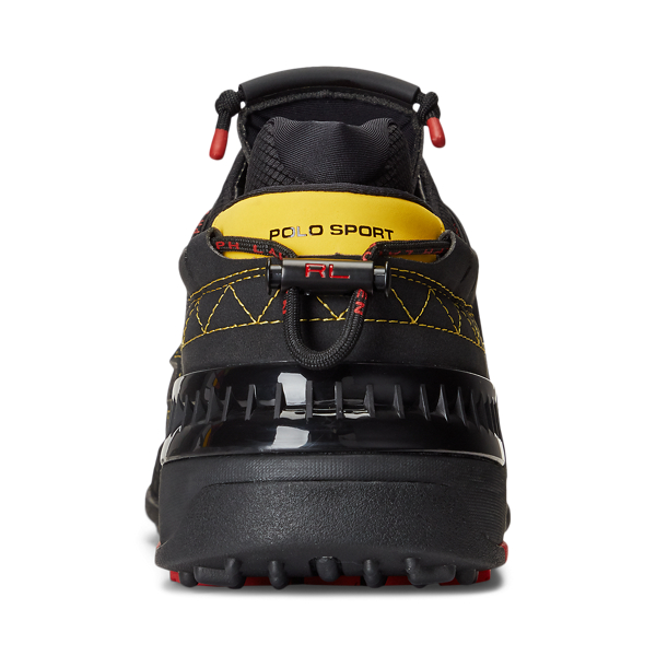 Black/Red/Canary Yellow PS200 Trainer Polo Ralph Lauren 3