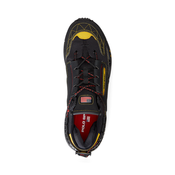 Black/Red/Canary Yellow PS200 Trainer Polo Ralph Lauren 4