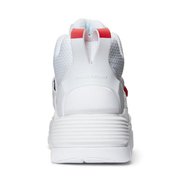 White / Navy / Red PS100 High-Top Sneaker Polo Ralph Lauren 3