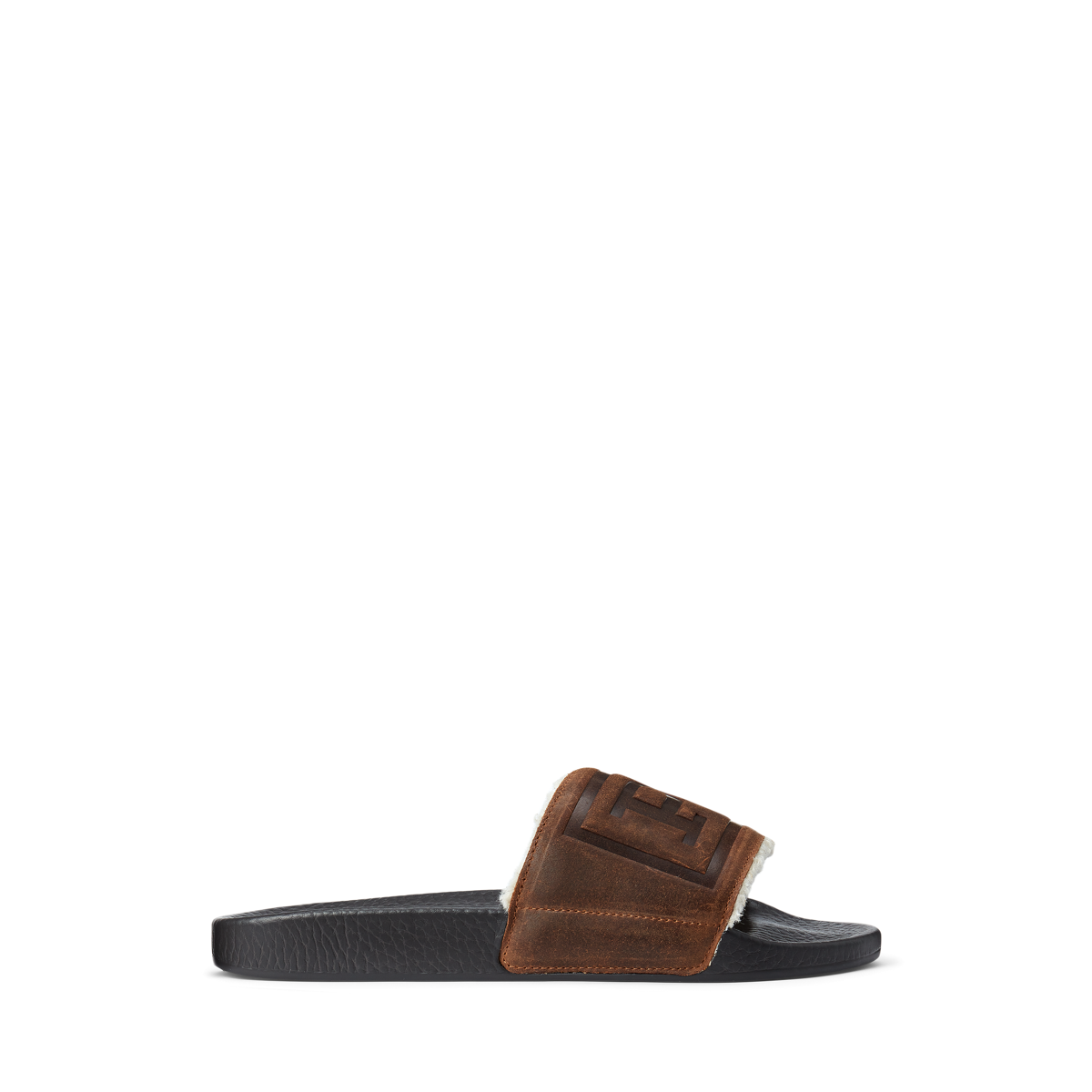 Faux-Shearling–Lined Suede Slide | Ralph Lauren