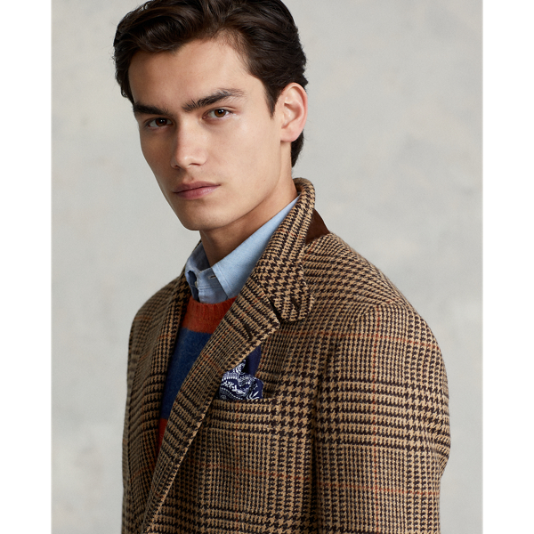 Brown The RL67 Glen Plaid Jacket Polo Ralph Lauren 6