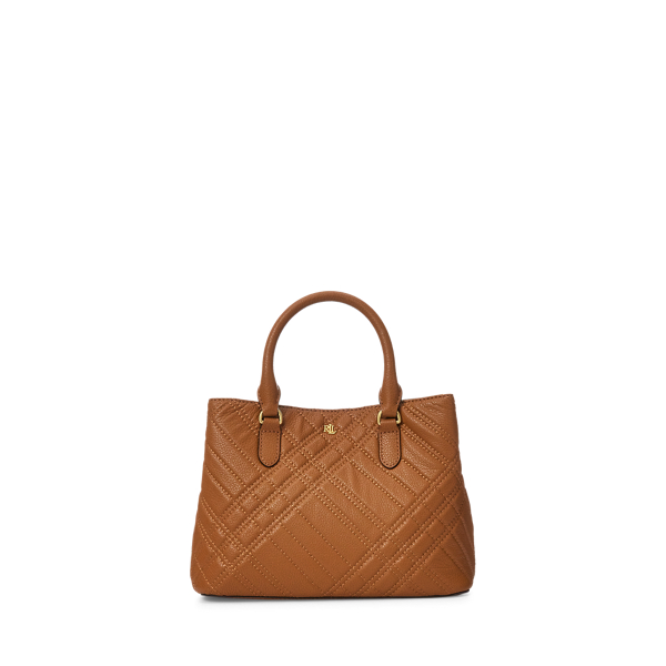 Plaid Quilted Mini Marcy II Satchel Lauren 1