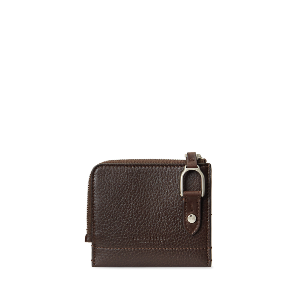 Porte-cartes Welington zipp&eacute; en cuir