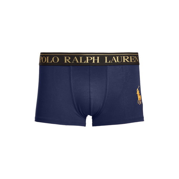 Boxers em algod&atilde;o el&aacute;stico Polo Ralph Lauren em 1