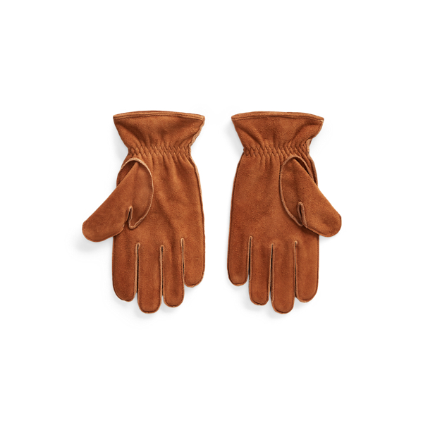 Tan Insulated Suede Gloves Polo Ralph Lauren 2