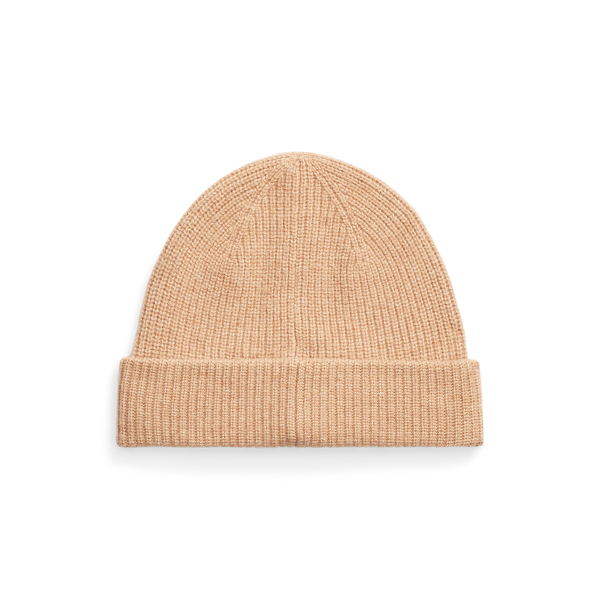 Ribbed Wool-Blend Beanie Polo Ralph Lauren em Classic Camel Htr 2