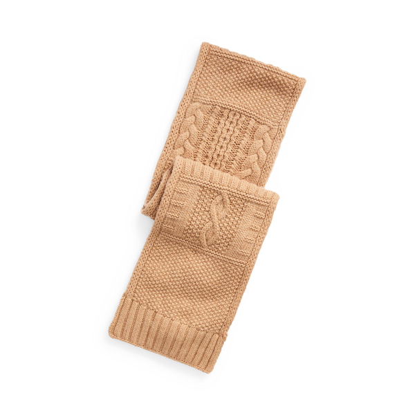 Mixed-Knit Scarf