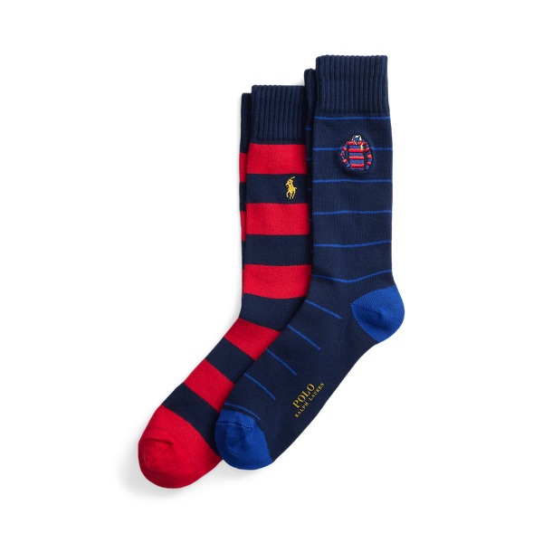 2er-Pack Anzugsocken mit Rugby-Streifen Polo Ralph Lauren in 1