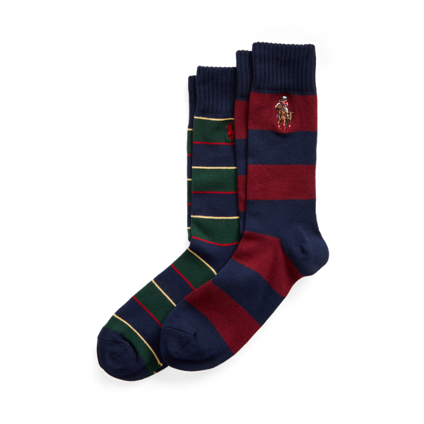 Polo Bear Striped Trouser Sock 2-Pack