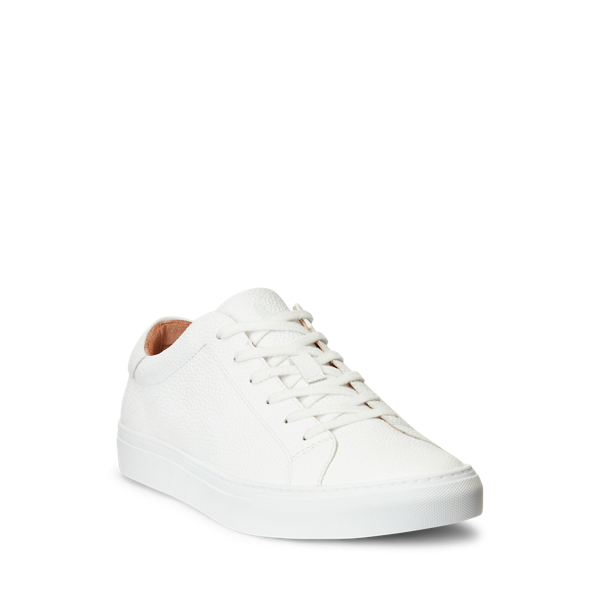 Ledersneaker Jermain Polo Ralph Lauren in Wei&szlig; 2