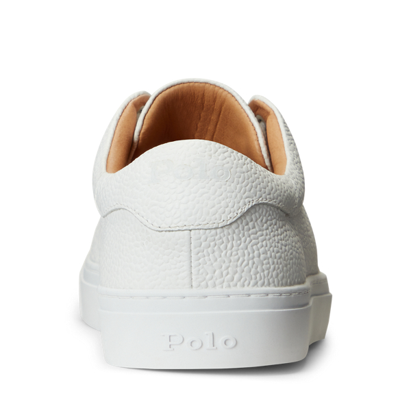 Ledersneaker Jermain Polo Ralph Lauren in Wei&szlig; 3