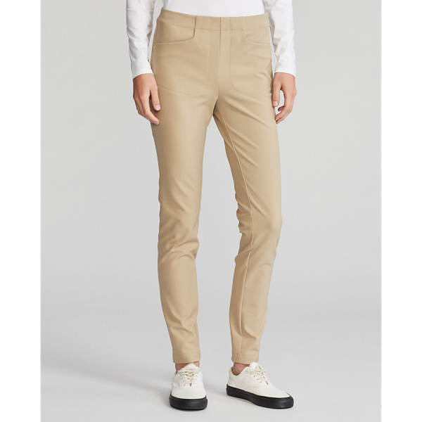 パンツ RALPH LAUREN Women Straight Pants 211873988 001 Beige Lauren Ralph Lauren Women's Pleated Wool-Blend Twill