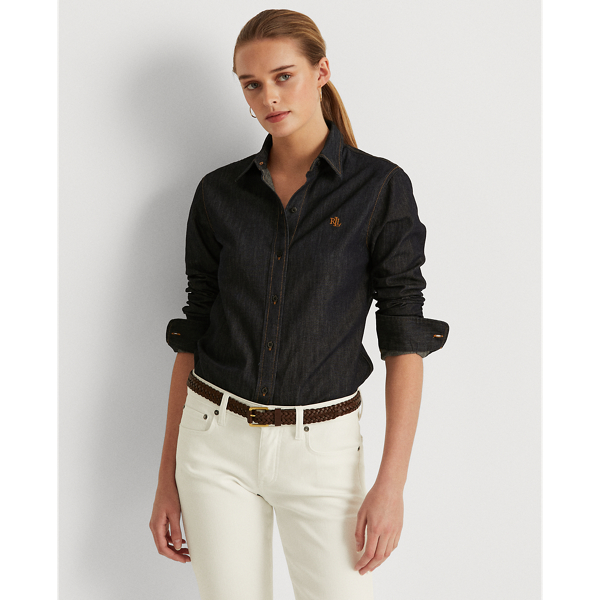 Ralph lauren women's denim shirt hotsell