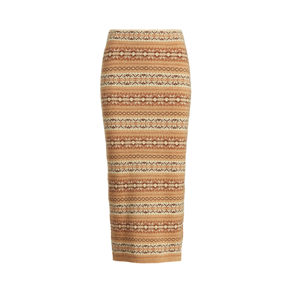 Fair Isle Wool-Blend Pencil Skirt Lauren 1