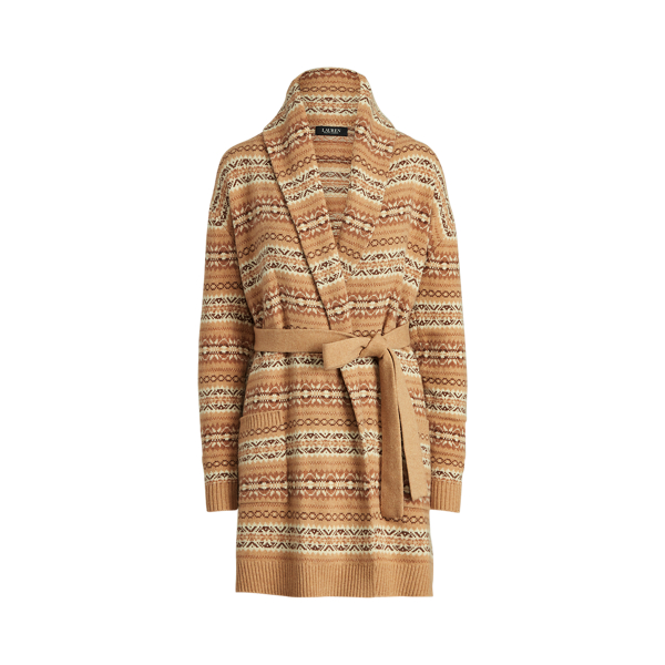 Fair Isle Wool-Blend Cardigan Lauren 1