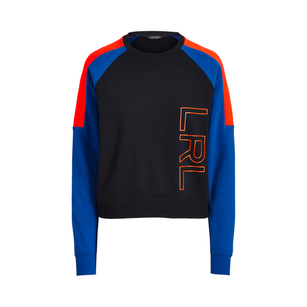 Sweatshirt van Franse badstof met logo
