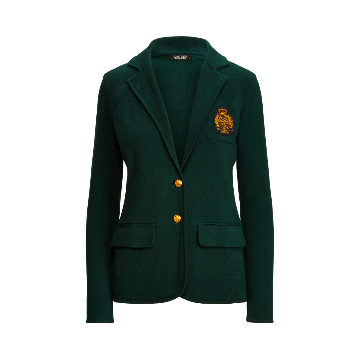 Bullion Crest Knit Blazer